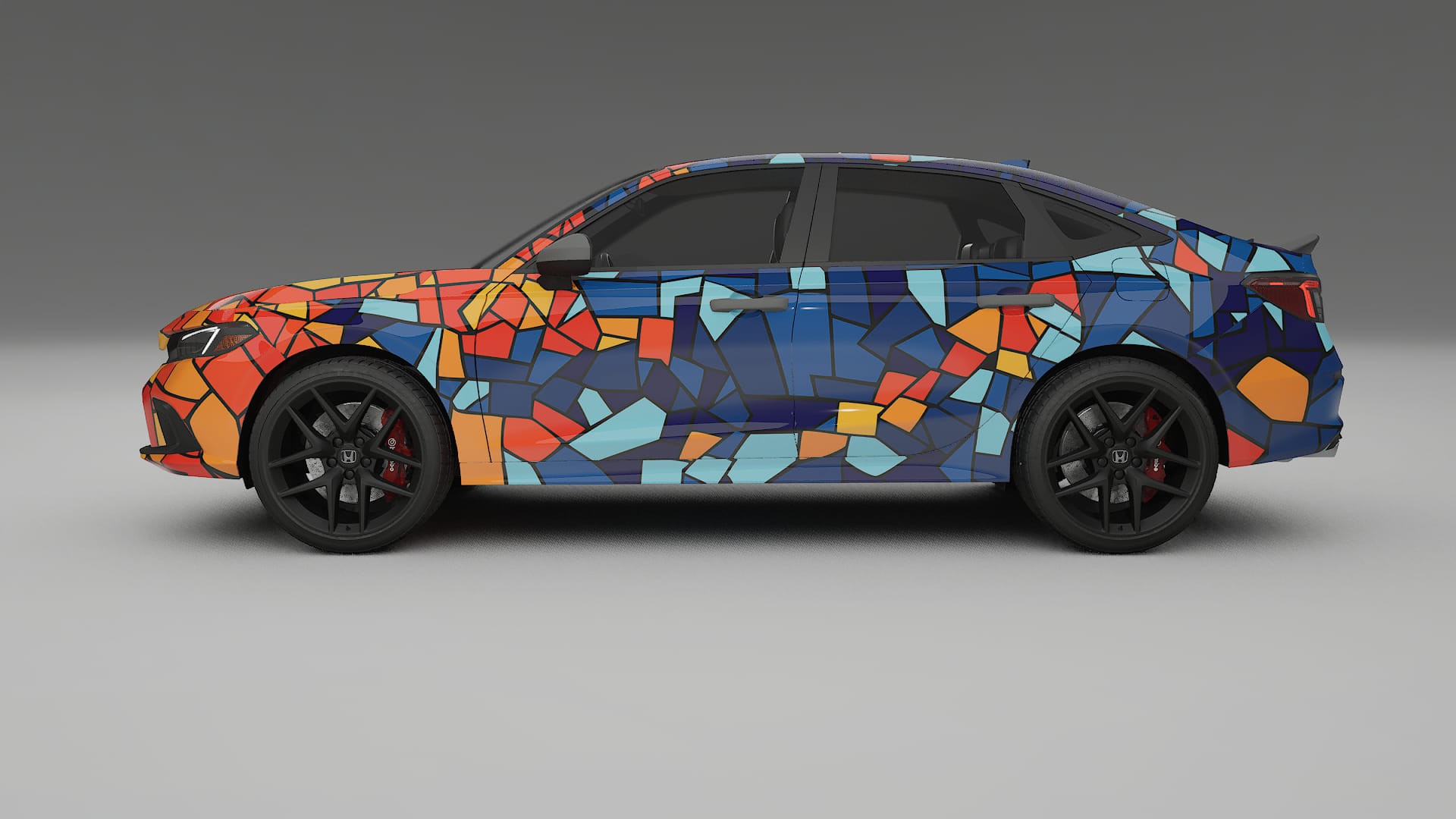 Honda Civic Si BARCELONA Designed Wrap PPF Kit – Printable Polyurethane Film