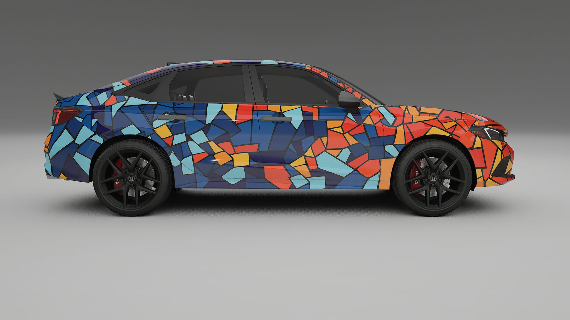 Honda Civic Si BARCELONA Designed Wrap PPF Kit – Printable Polyurethane Film