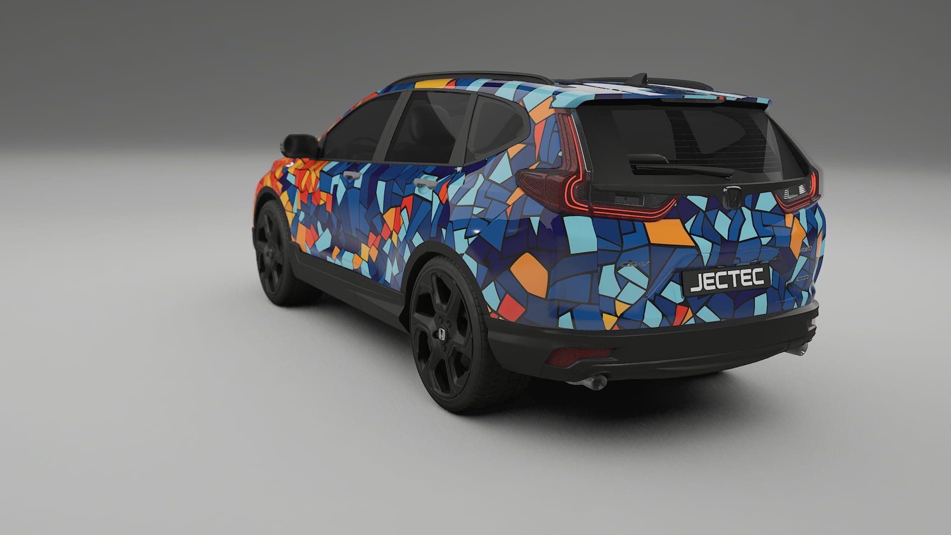 Honda CRV Touring prefacelift pre-LCI BARCELONA Designed Wrap PPF Kit – Printable Polyurethane Film