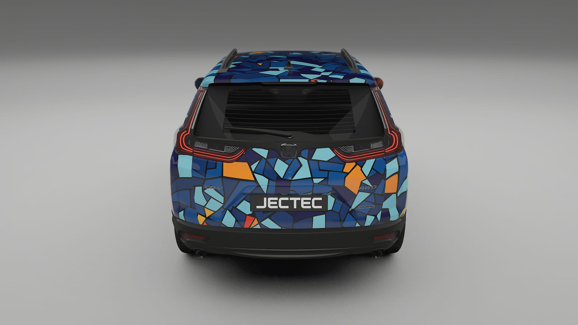 Honda CRV Touring prefacelift pre-LCI BARCELONA Designed Wrap PPF Kit – Printable Polyurethane Film