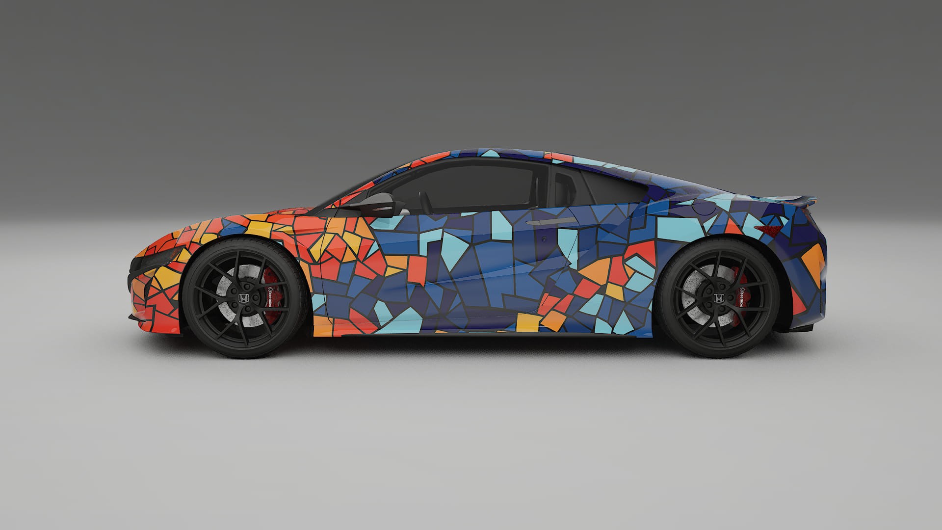 Honda NSX prefacelift pre-LCI BARCELONA Designed Wrap PPF Kit – Printable Polyurethane Film