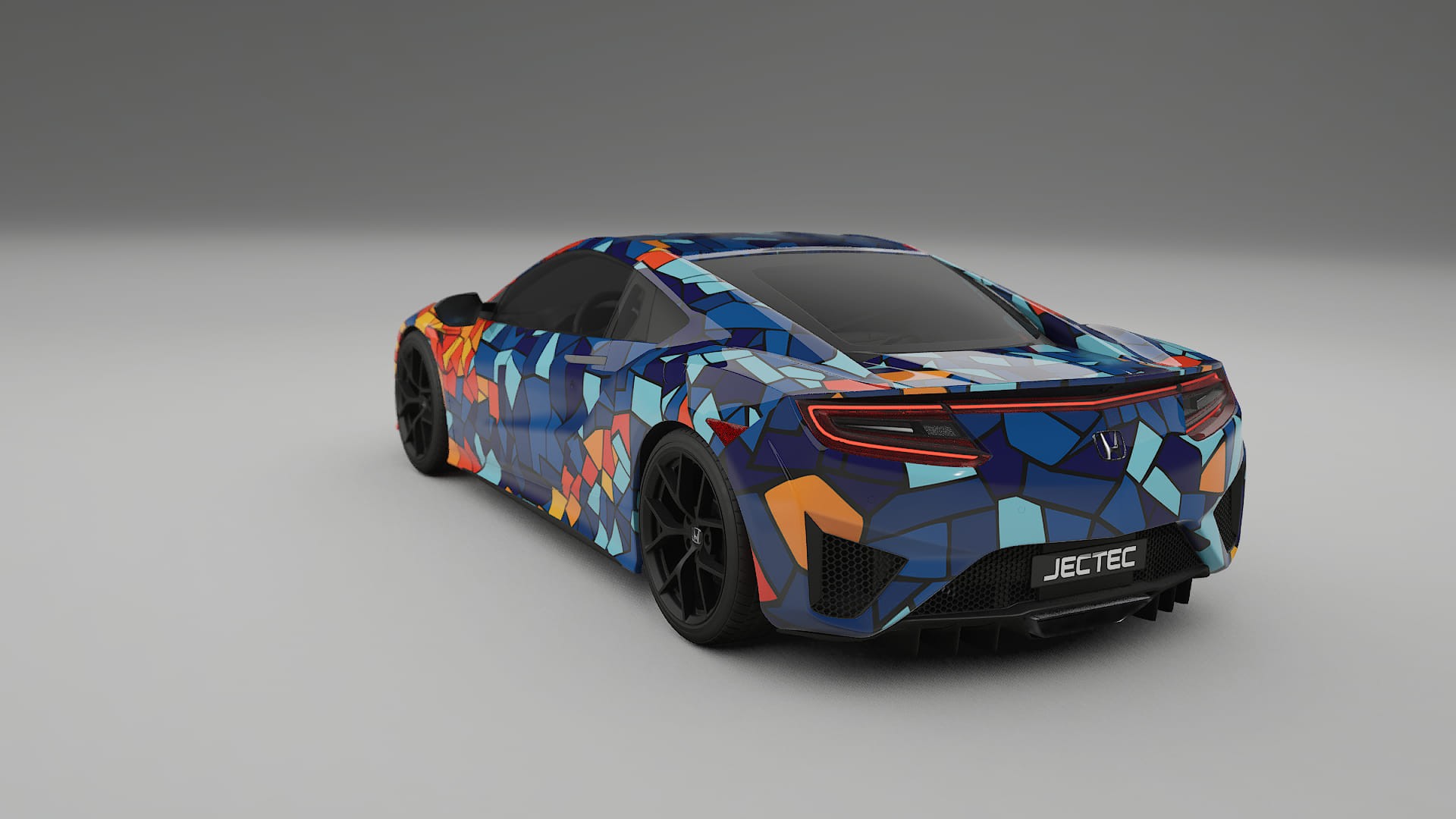 Honda NSX prefacelift pre-LCI BARCELONA Designed Wrap PPF Kit – Printable Polyurethane Film