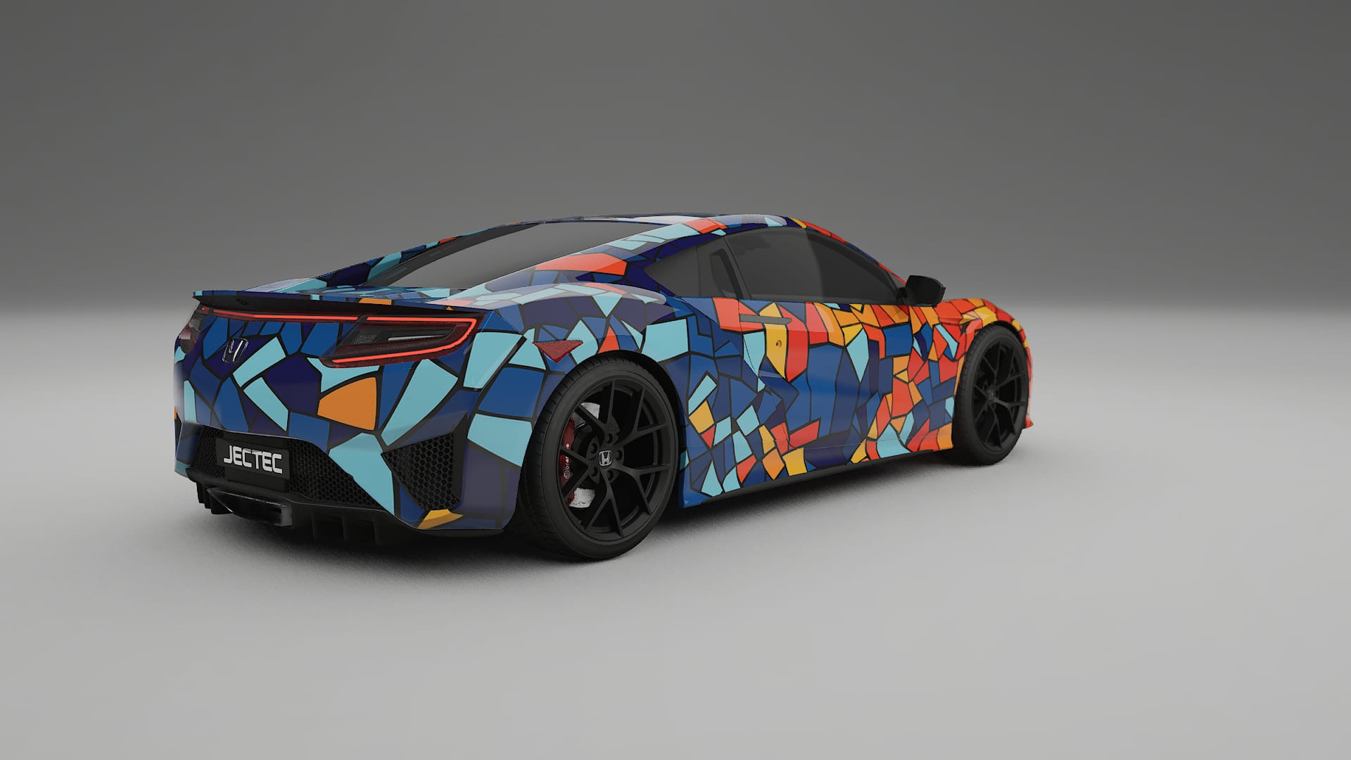 Honda NSX prefacelift pre-LCI BARCELONA Designed Wrap PPF Kit – Printable Polyurethane Film
