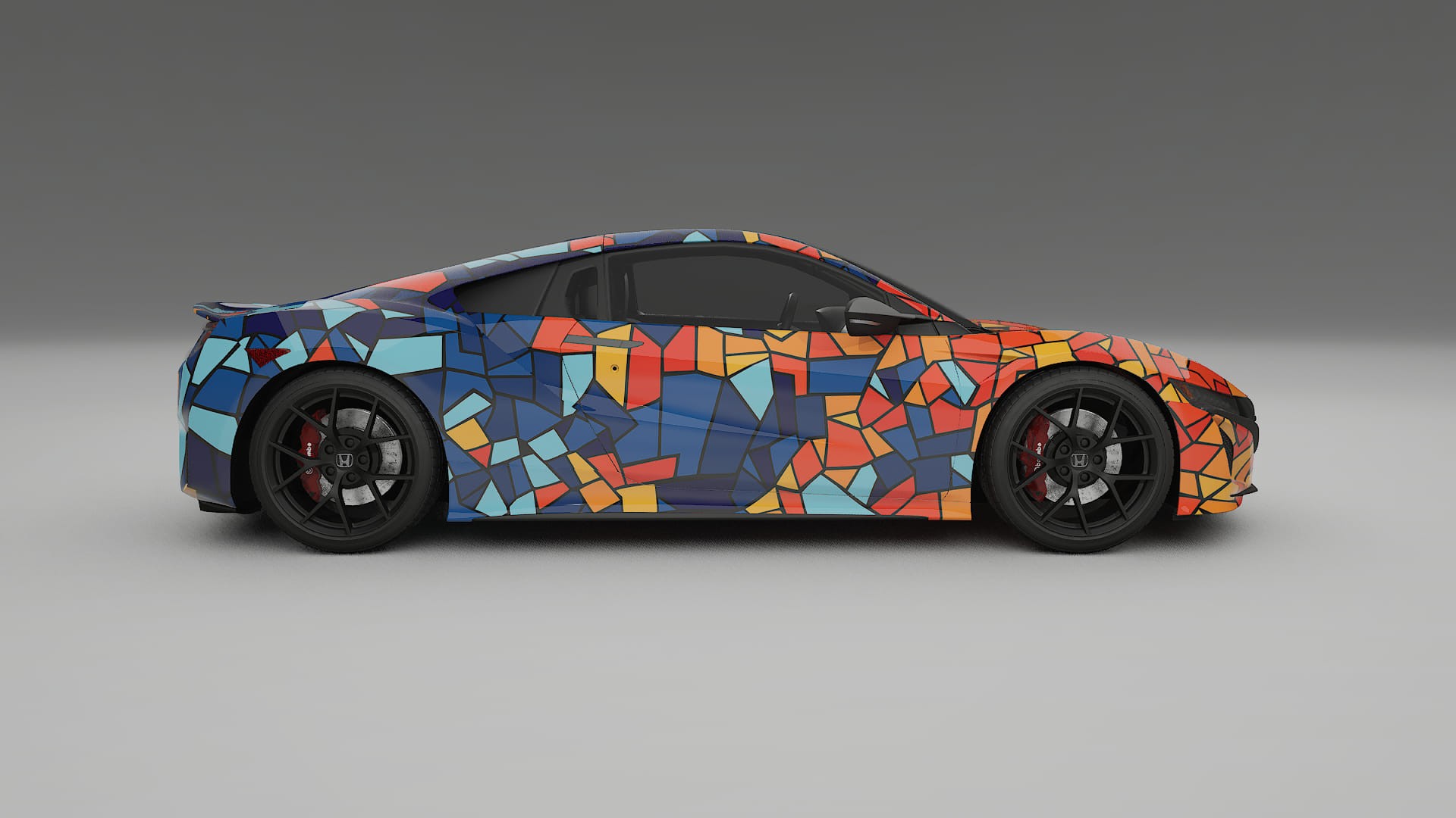 Honda NSX prefacelift pre-LCI BARCELONA Designed Wrap PPF Kit – Printable Polyurethane Film