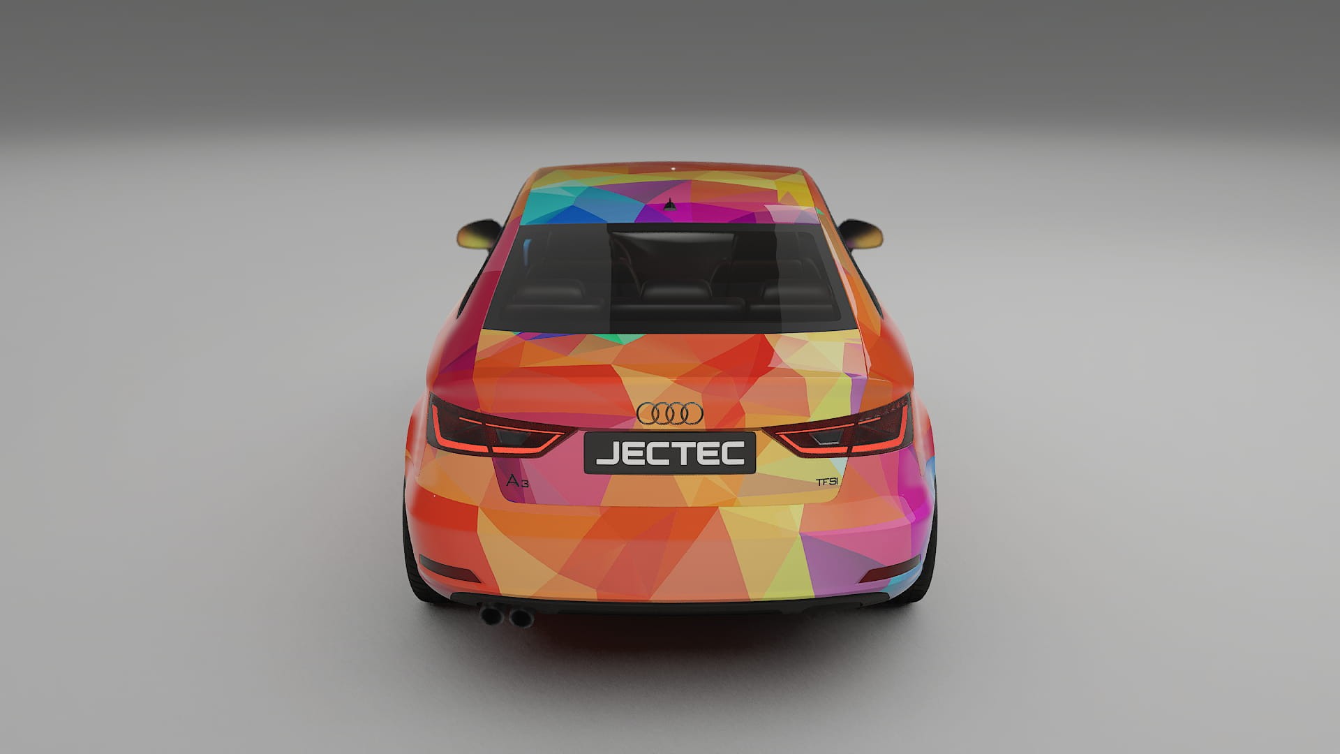 Audi A3 8V sedan prefacelift pre-LCI VECTOR VIBE Designed Wrap PPF Kit – Printable Polyurethane Film