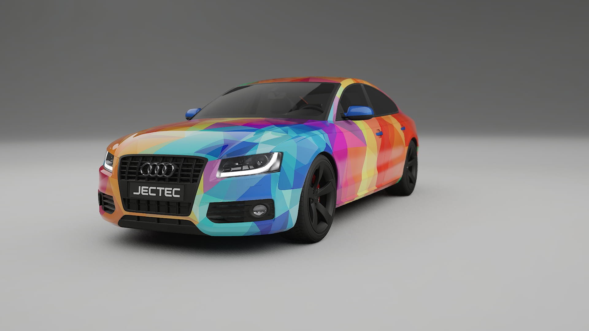 Audi A5 8T Sportback prefacelift pre-LCI VECTOR VIBE Designed Wrap PPF Kit – Printable Polyurethane Film