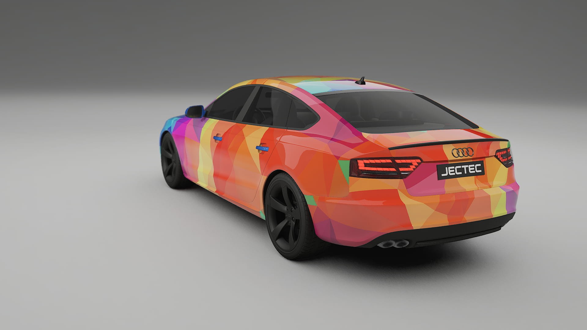 Audi A5 8T Sportback prefacelift pre-LCI VECTOR VIBE Designed Wrap PPF Kit – Printable Polyurethane Film