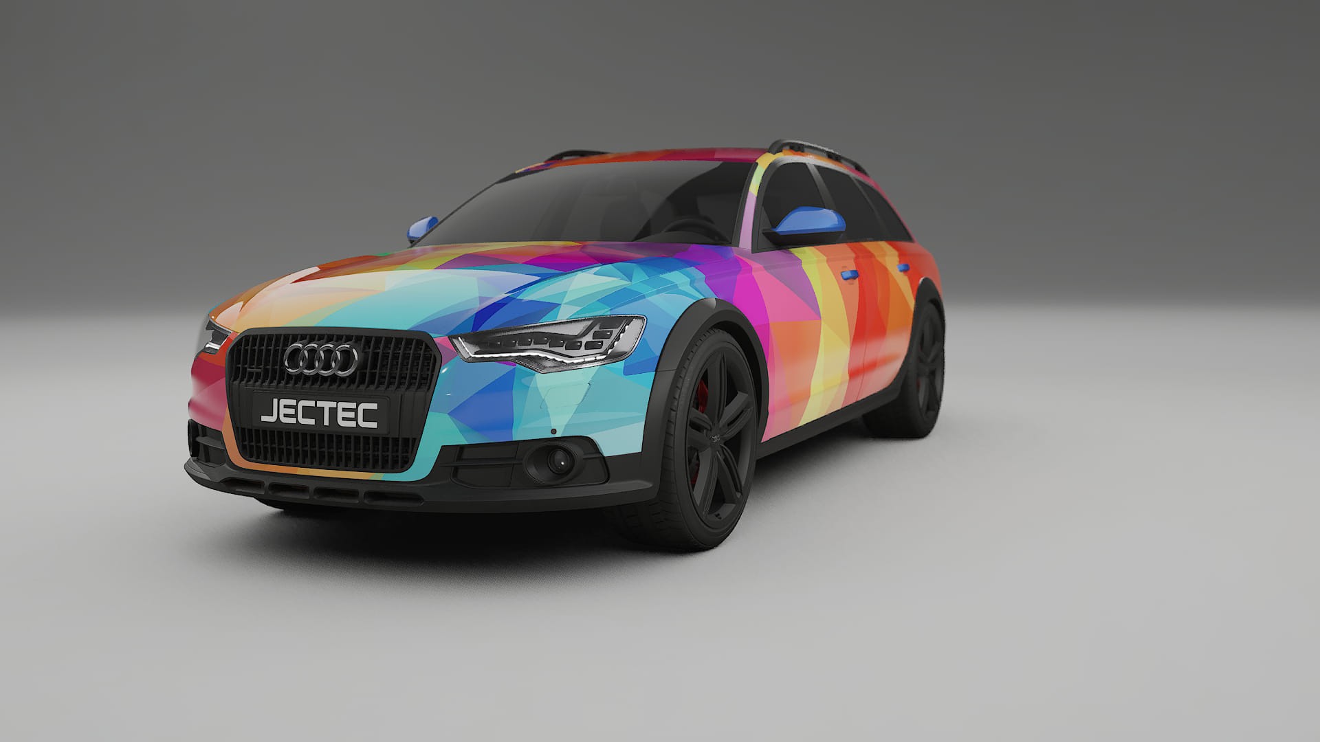 Audi A6 Allroad C7 prefacelift pre-LCI VECTOR VIBE Designed Wrap PPF Kit – Printable Polyurethane Film