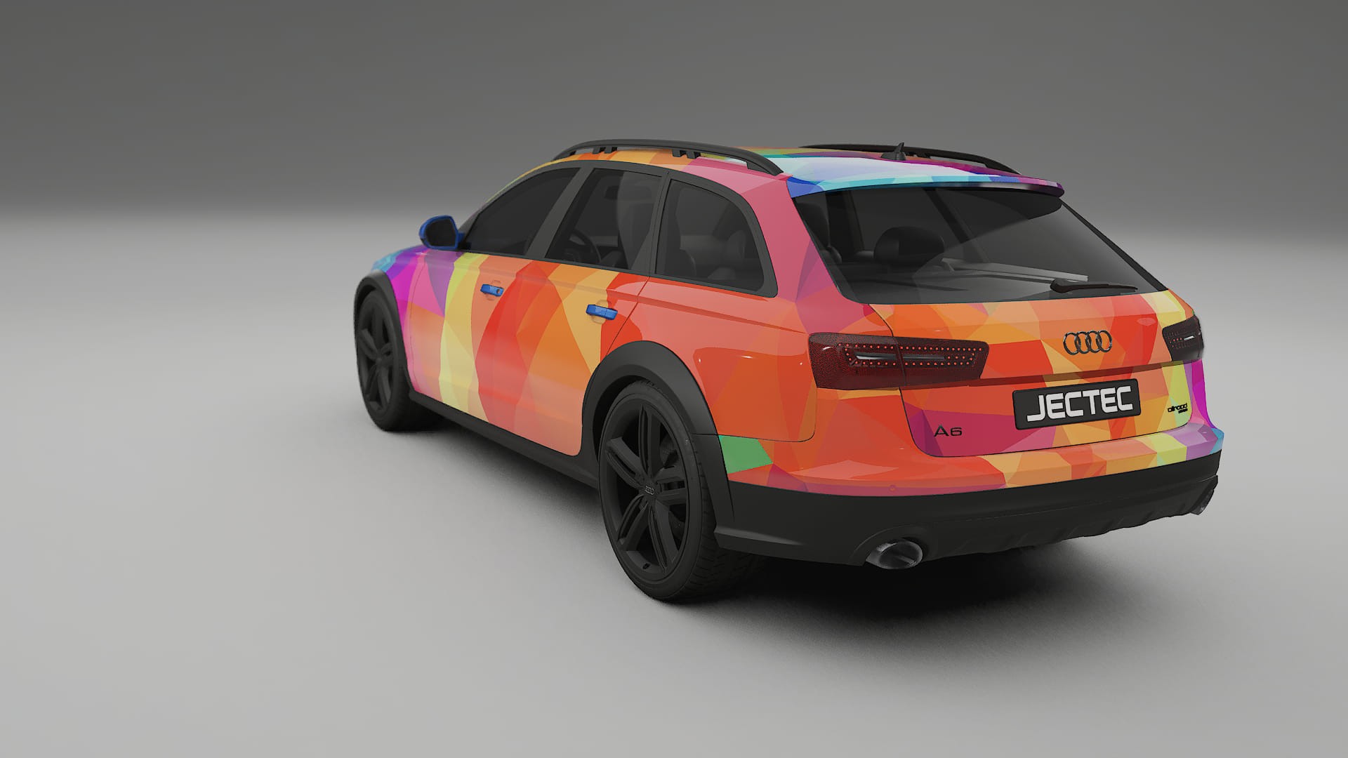 Audi A6 Allroad C7 prefacelift pre-LCI VECTOR VIBE Designed Wrap PPF Kit – Printable Polyurethane Film