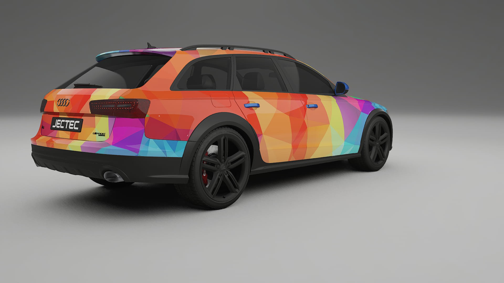 Audi A6 Allroad C7 prefacelift pre-LCI VECTOR VIBE Designed Wrap PPF Kit – Printable Polyurethane Film