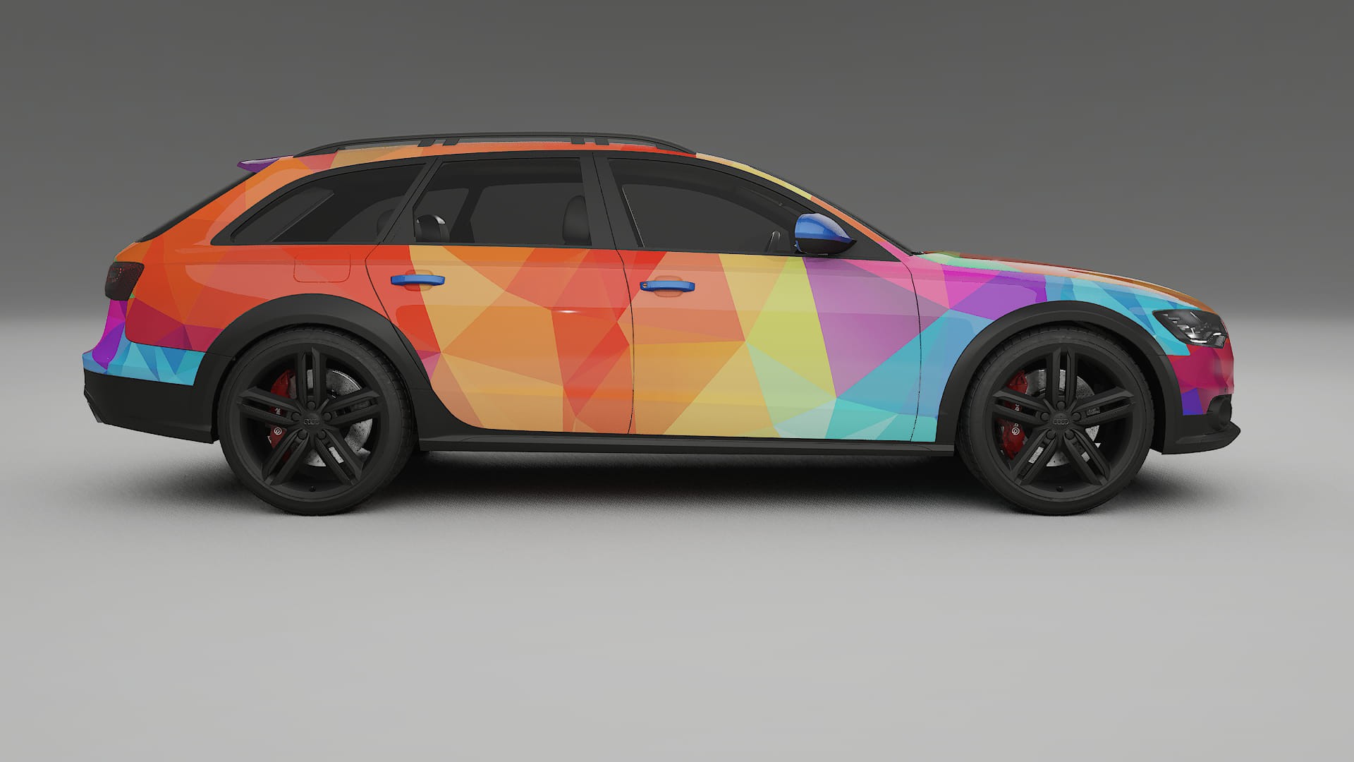 Audi A6 Allroad C7 prefacelift pre-LCI VECTOR VIBE Designed Wrap PPF Kit – Printable Polyurethane Film