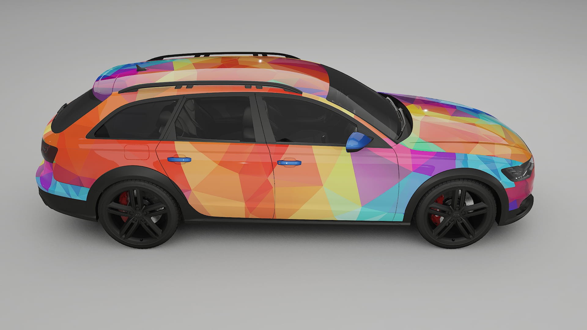 Audi A6 Allroad C7 prefacelift pre-LCI VECTOR VIBE Designed Wrap PPF Kit – Printable Polyurethane Film