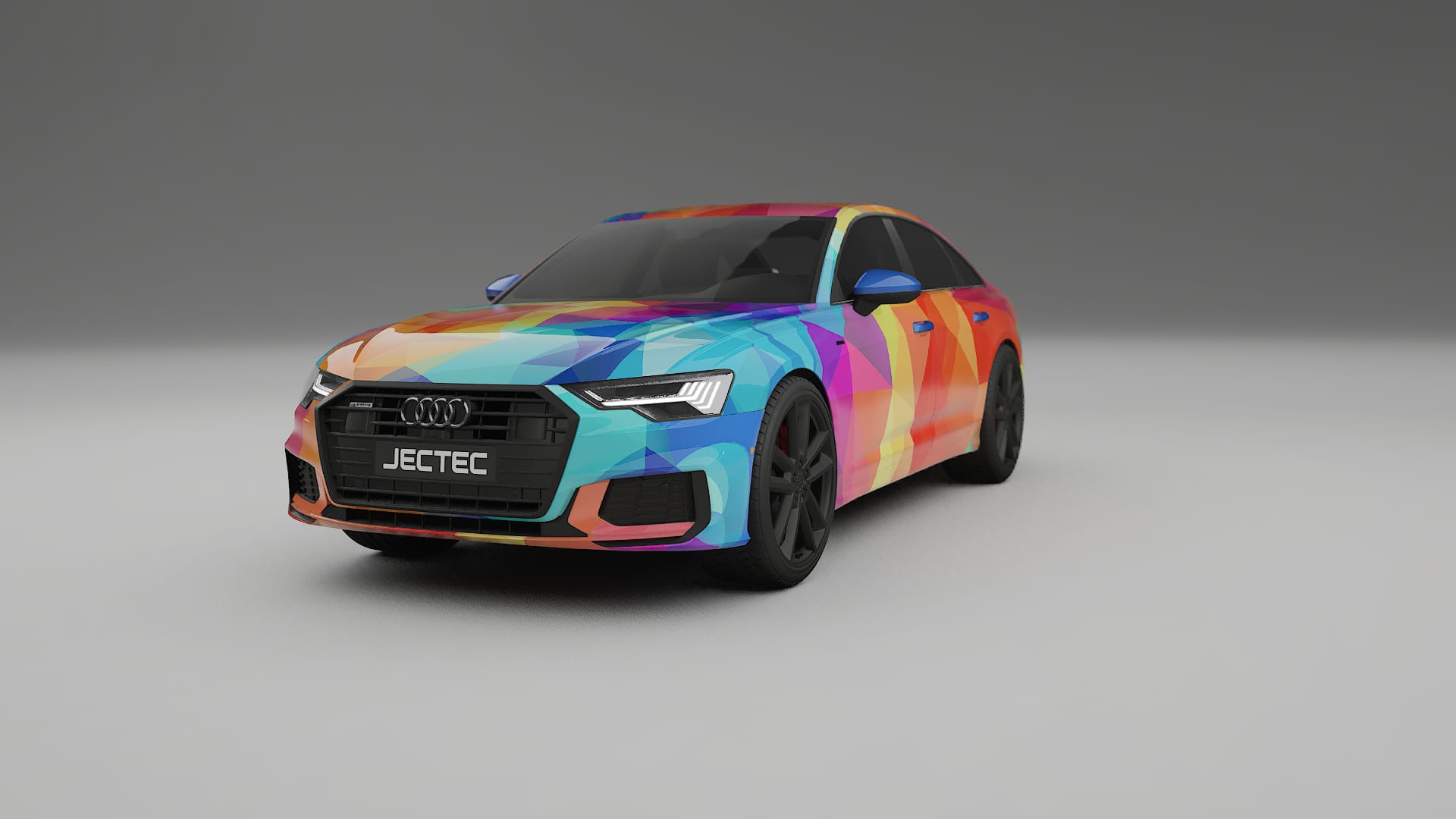 Audi A6 S-Line C8 VECTOR VIBE Designed Wrap PPF Kit – Printable Polyurethane Film