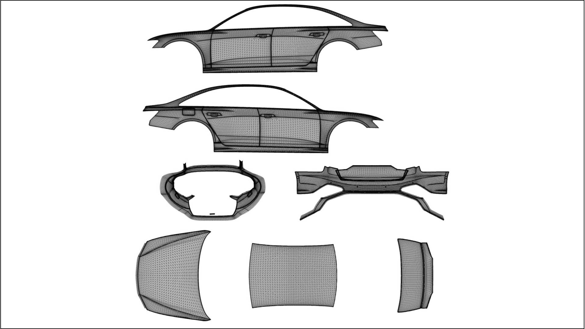 Audi A6 S-Line C8 VECTOR VIBE Designed Wrap PPF Kit – Printable Polyurethane Film 2