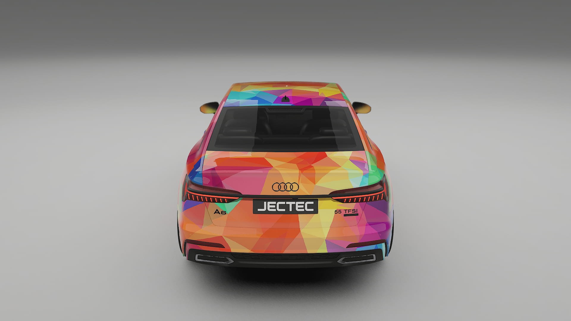 Audi A6 S-Line C8 VECTOR VIBE Designed Wrap PPF Kit – Printable Polyurethane Film