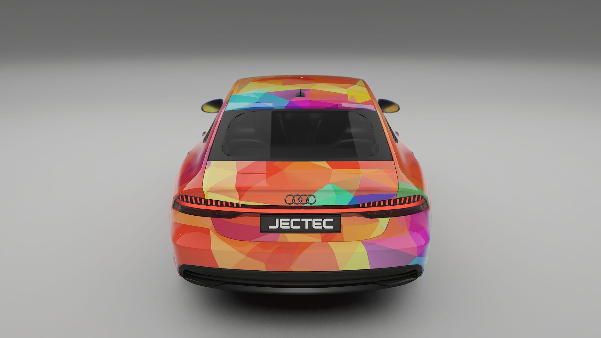 Audi A7 C8 Sportback prefacelift pre-LCI VECTOR VIBE Designed Wrap PPF Kit – Printable Polyurethane Film