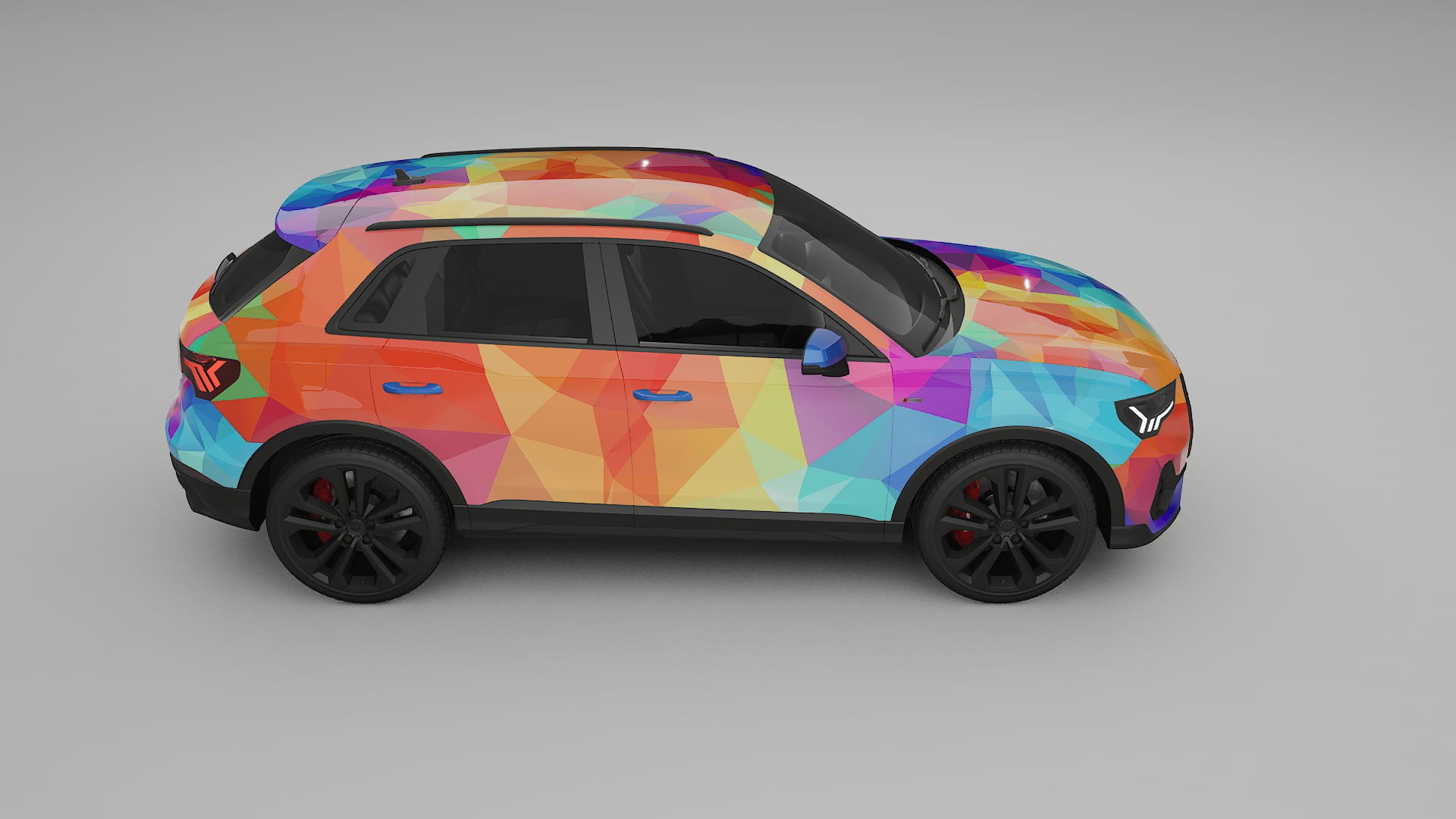 Audi Q3 S-Line F3 VECTOR VIBE Designed Wrap PPF Kit – Printable Polyurethane Film