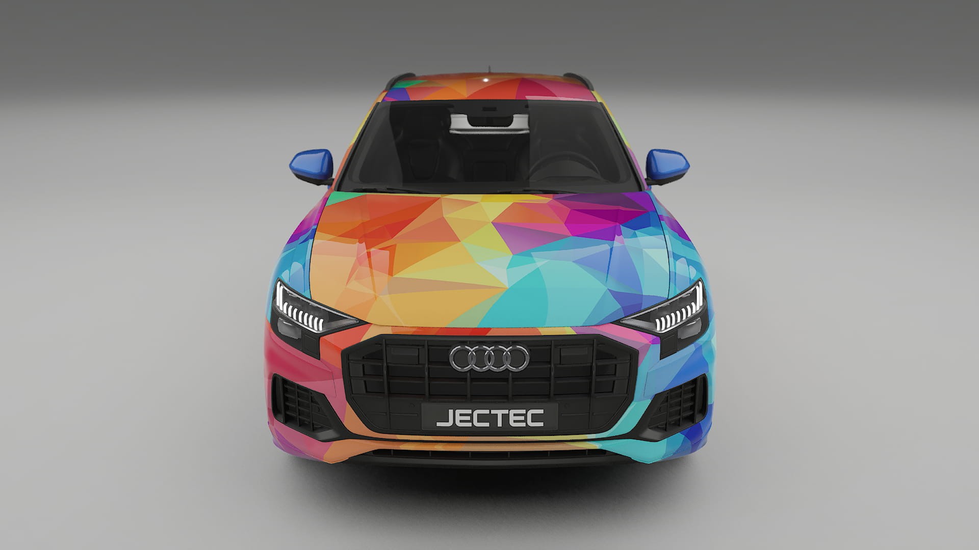 Audi Q8 F1 prefacelift pre-LCI VECTOR VIBE Designed Wrap PPF Kit – Printable Polyurethane Film