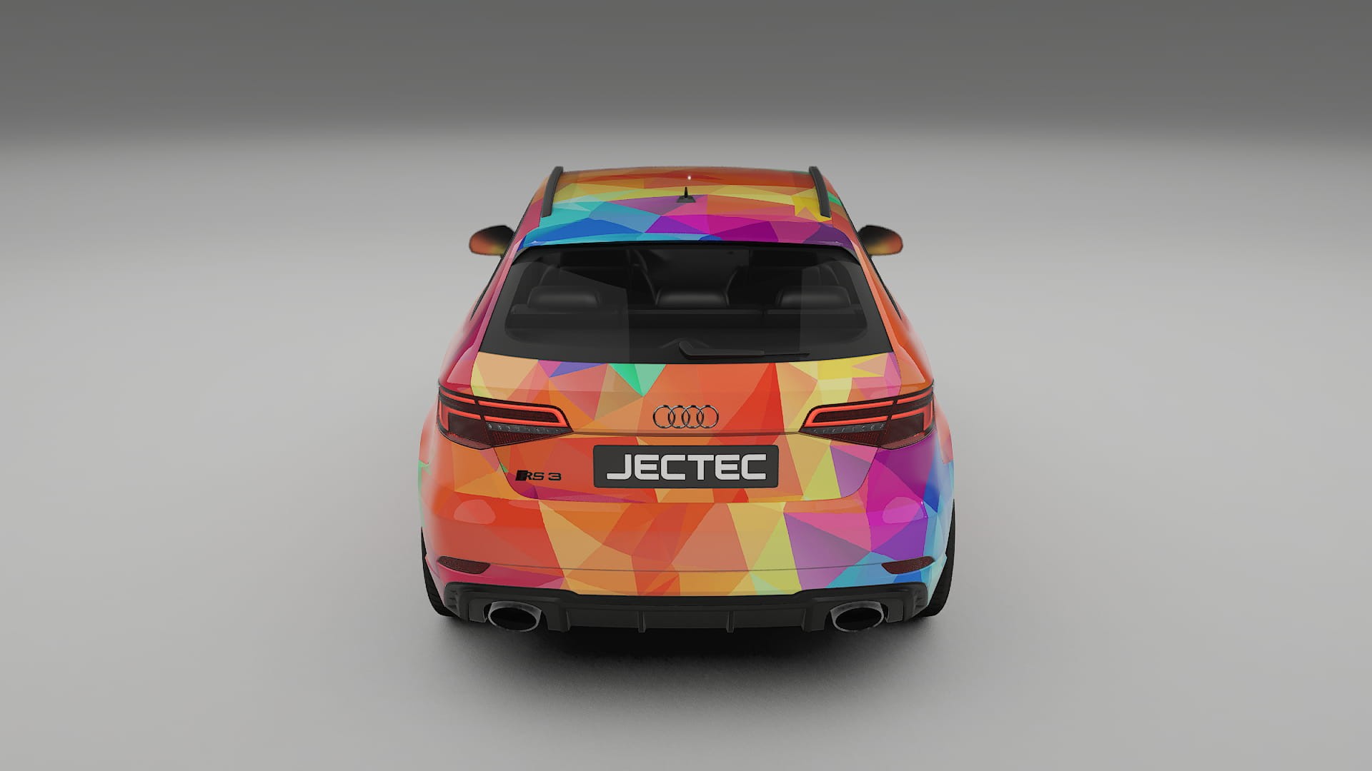 Audi RS3 Sportback 8V facelift LCI VECTOR VIBE Designed Wrap PPF Kit – Printable Polyurethane Film