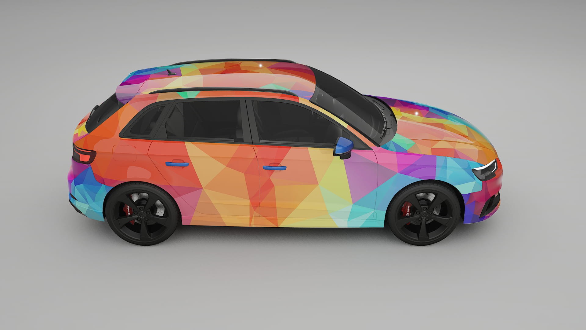 Audi RS3 Sportback 8V facelift LCI VECTOR VIBE Designed Wrap PPF Kit – Printable Polyurethane Film