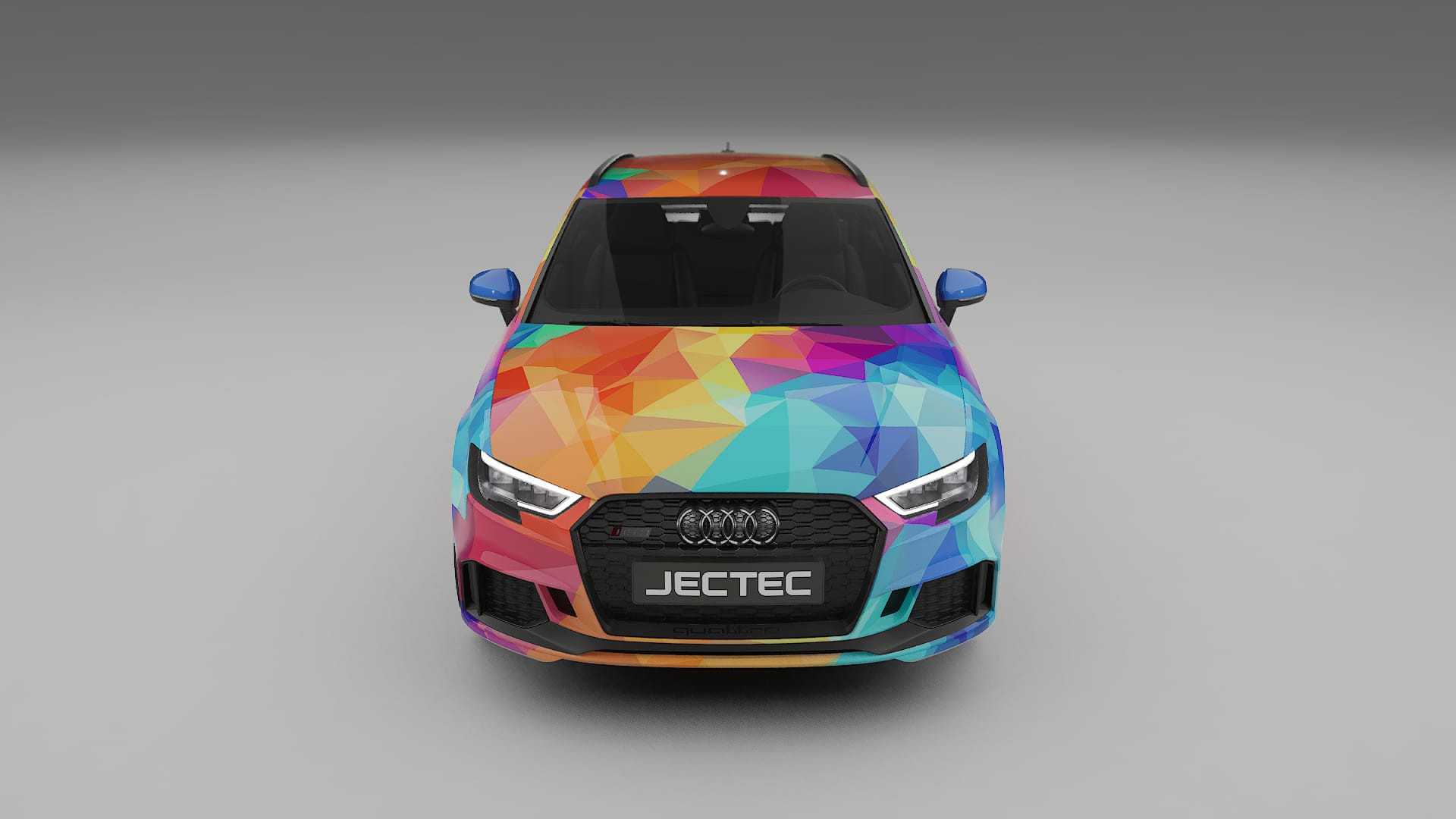 Audi RS3 Sportback 8V facelift LCI VECTOR VIBE Designed Wrap PPF Kit – Printable Polyurethane Film