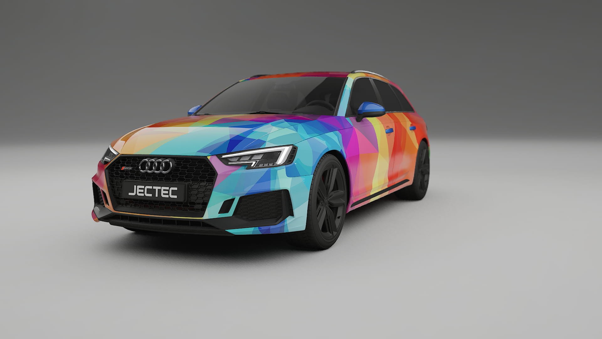 Audi RS4 Avant B9 prefacelift pre-LCI VECTOR VIBE Designed Wrap PPF Kit – Printable Polyurethane Film