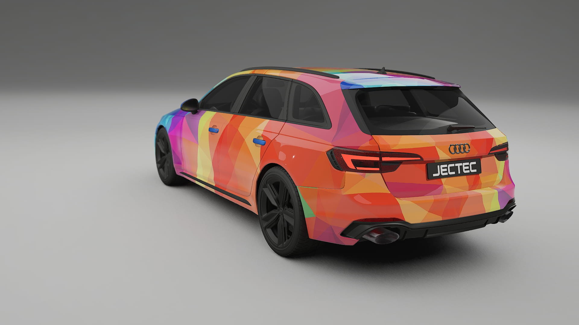 Audi RS4 Avant B9 prefacelift pre-LCI VECTOR VIBE Designed Wrap PPF Kit – Printable Polyurethane Film