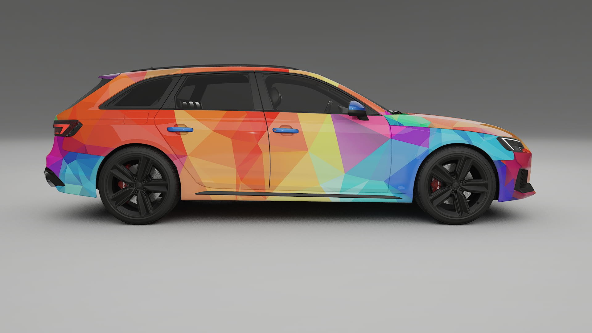 Audi RS4 Avant B9 prefacelift pre-LCI VECTOR VIBE Designed Wrap PPF Kit – Printable Polyurethane Film