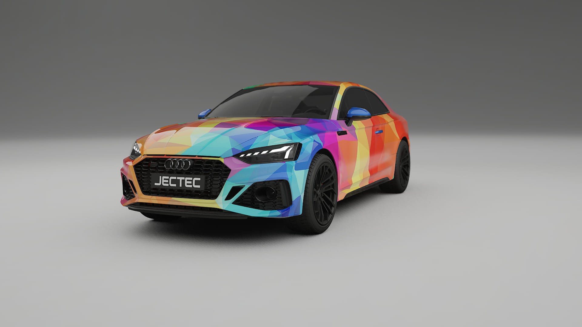 Audi RS5 Coupe B9 facelift pre-LCI VECTOR VIBE Designed Wrap PPF Kit – Printable Polyurethane Film