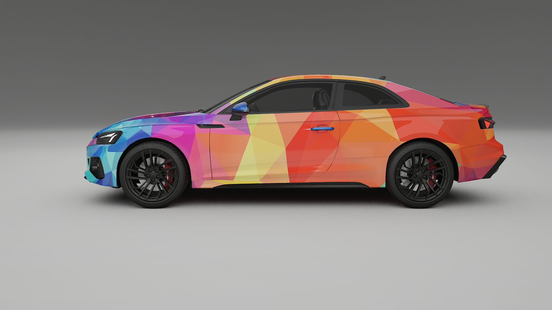 Audi RS5 Coupe B9 facelift pre-LCI VECTOR VIBE Designed Wrap PPF Kit – Printable Polyurethane Film