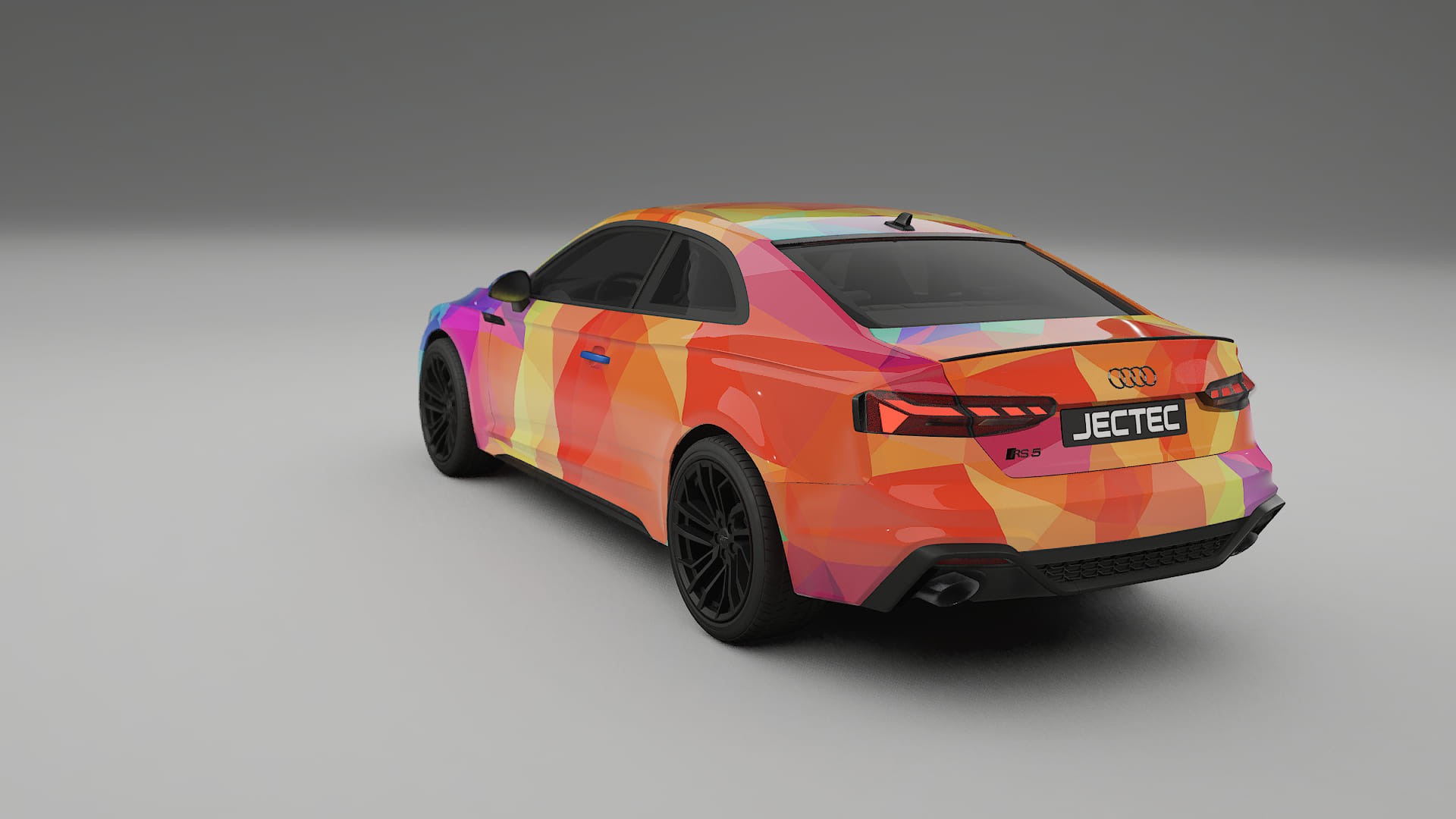 Audi RS5 Coupe B9 facelift pre-LCI VECTOR VIBE Designed Wrap PPF Kit – Printable Polyurethane Film