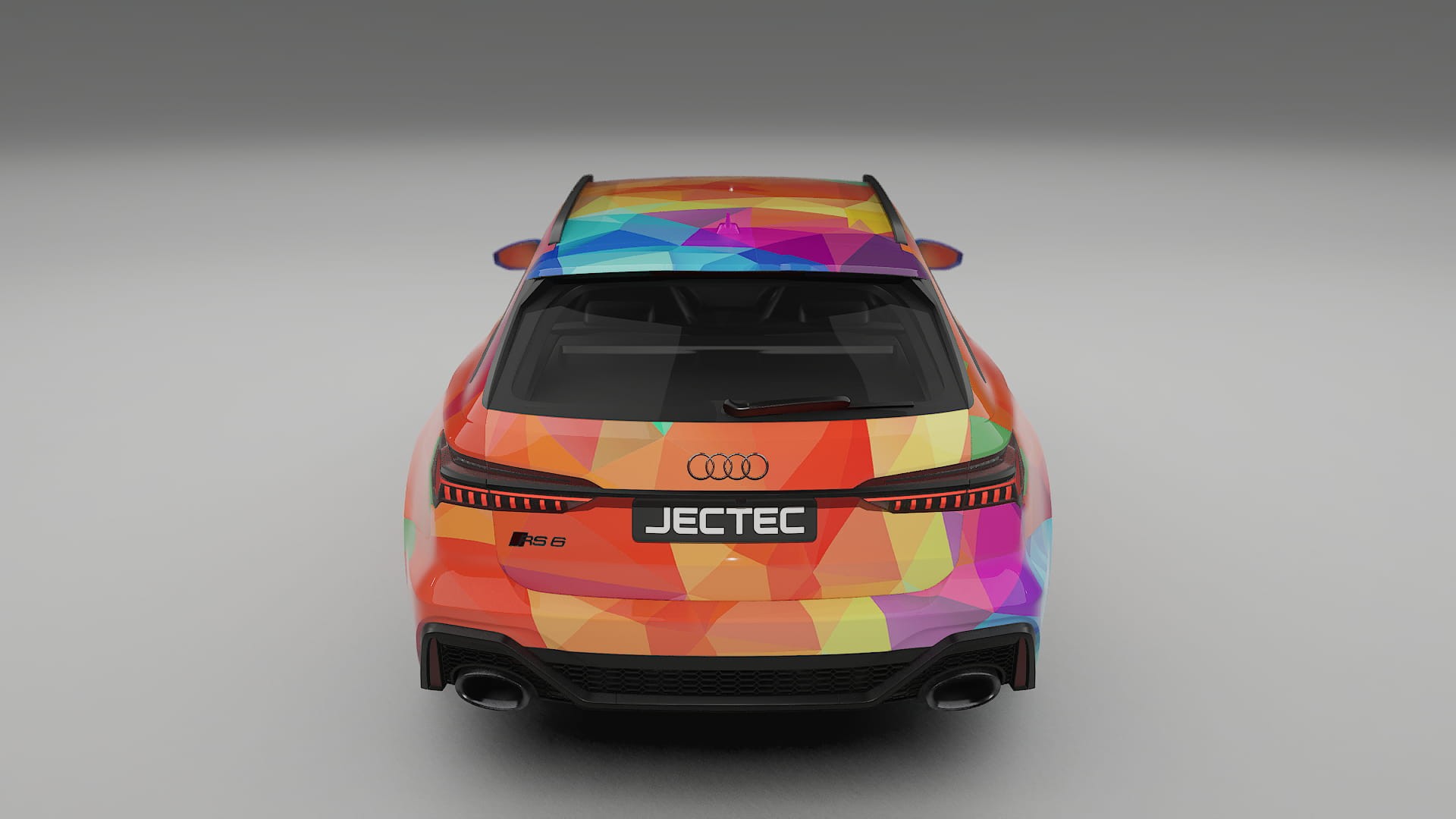 Audi RS6 Avant C8 facelift LCI VECTOR VIBE Designed Wrap PPF Kit – Printable Polyurethane Film