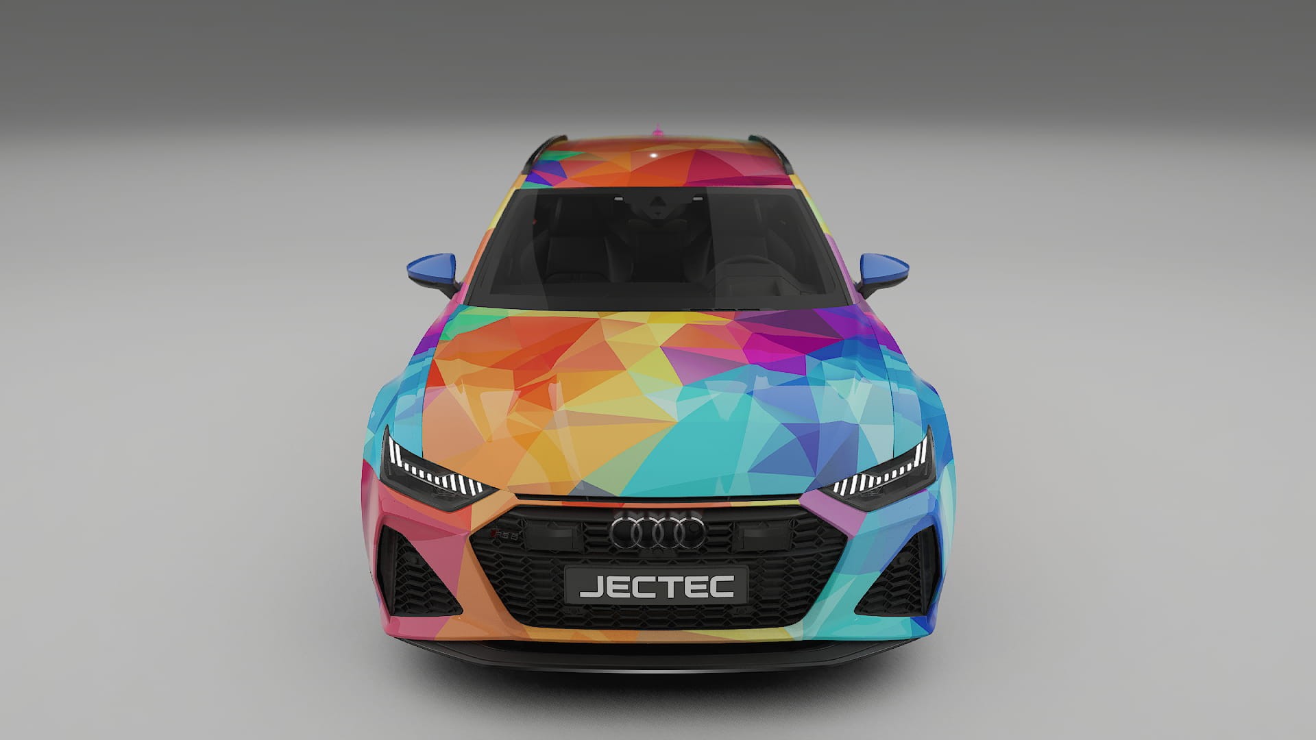Audi RS6 Avant C8 facelift LCI VECTOR VIBE Designed Wrap PPF Kit – Printable Polyurethane Film
