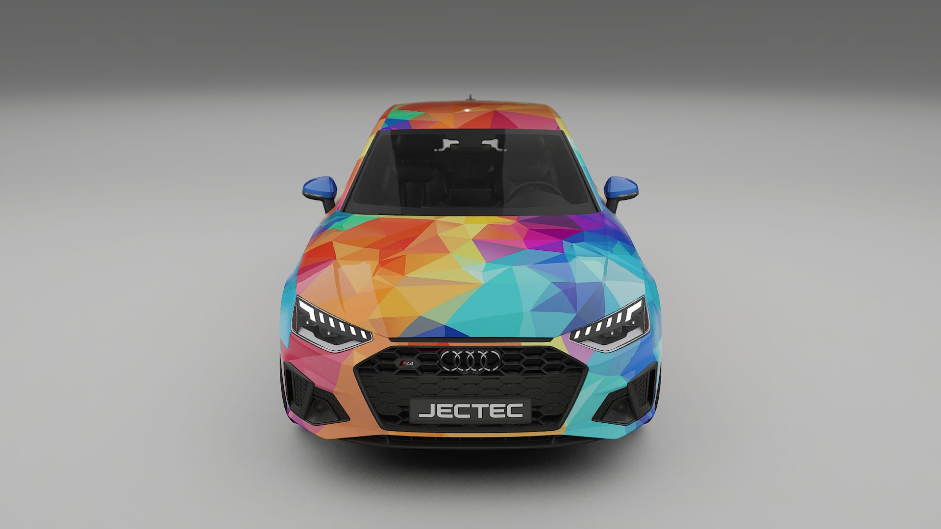 Audi S4 Sedan B9 facelift LCI VECTOR VIBE Designed Wrap PPF Kit – Printable Polyurethane Film