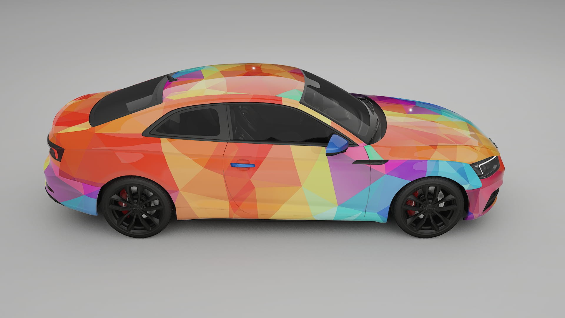 Audi S5 B9 prefacelift pre-LCI VECTOR VIBE Designed Wrap PPF Kit – Printable Polyurethane Film