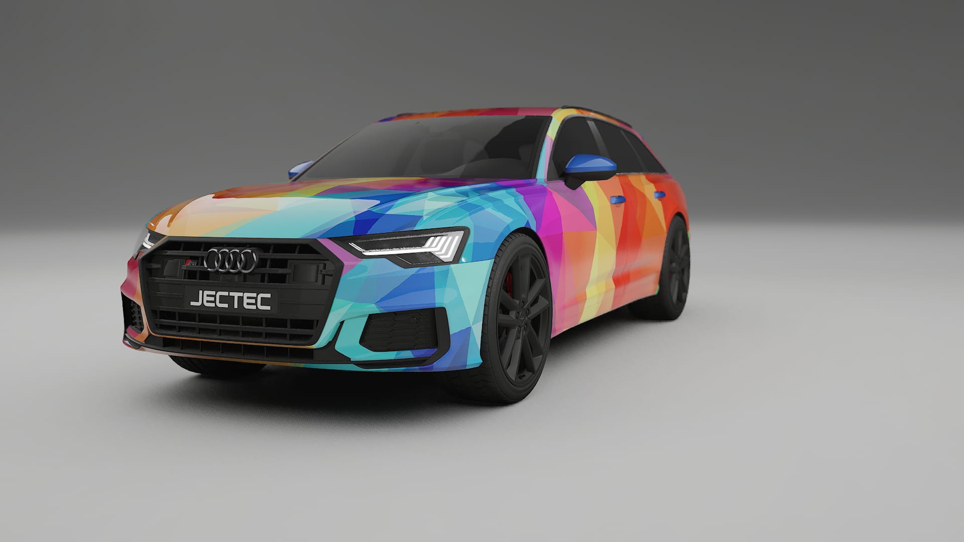 Audi S6 Avant prefacelift pre-LCI C8 VECTOR VIBE Designed Wrap PPF Kit – Printable Polyurethane Film
