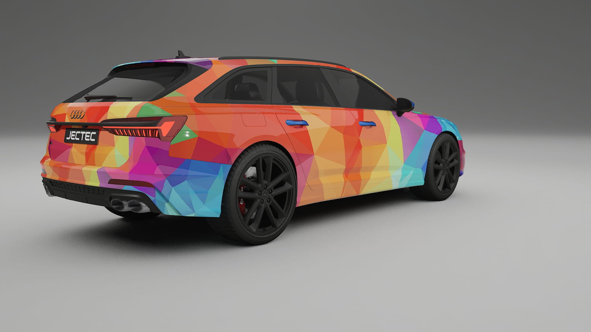 Audi S6 Avant prefacelift pre-LCI C8 VECTOR VIBE Designed Wrap PPF Kit – Printable Polyurethane Film