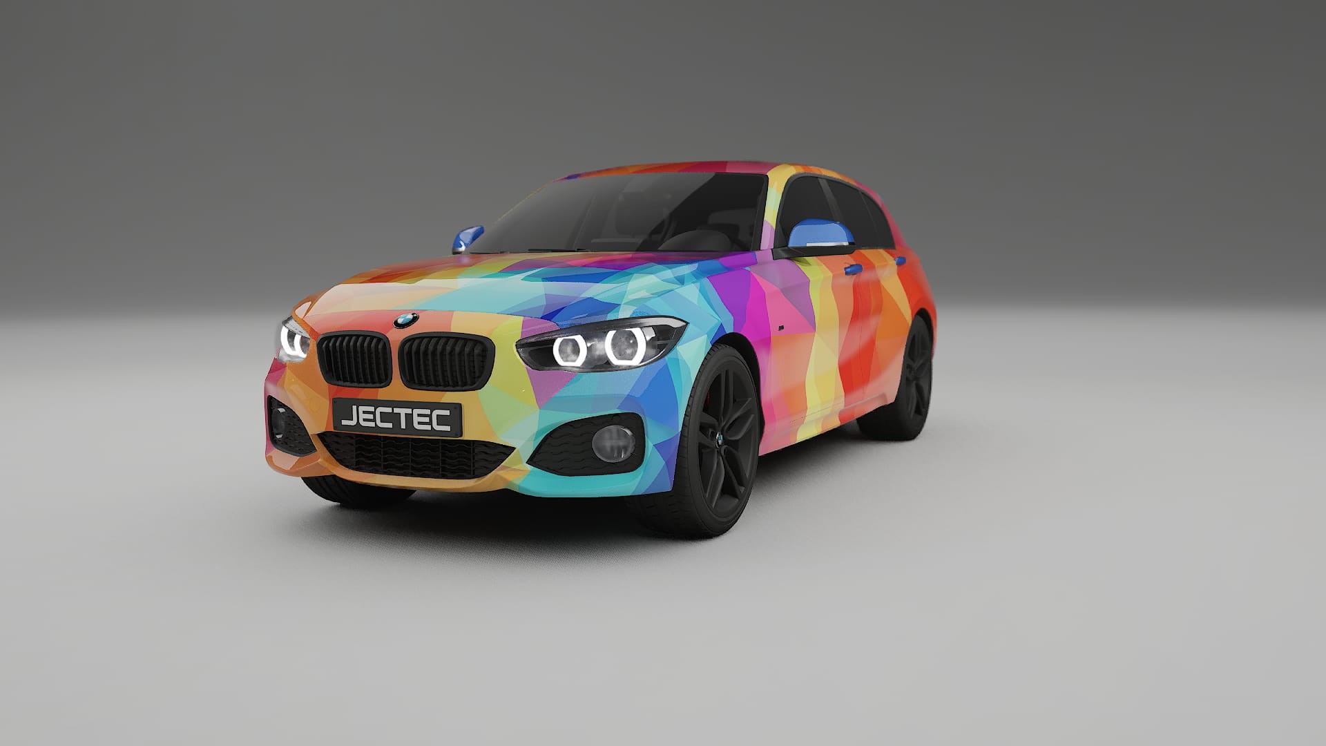 BMW 1 F20 facelift LCI VECTOR VIBE Designed Wrap PPF Kit – Printable Polyurethane Film