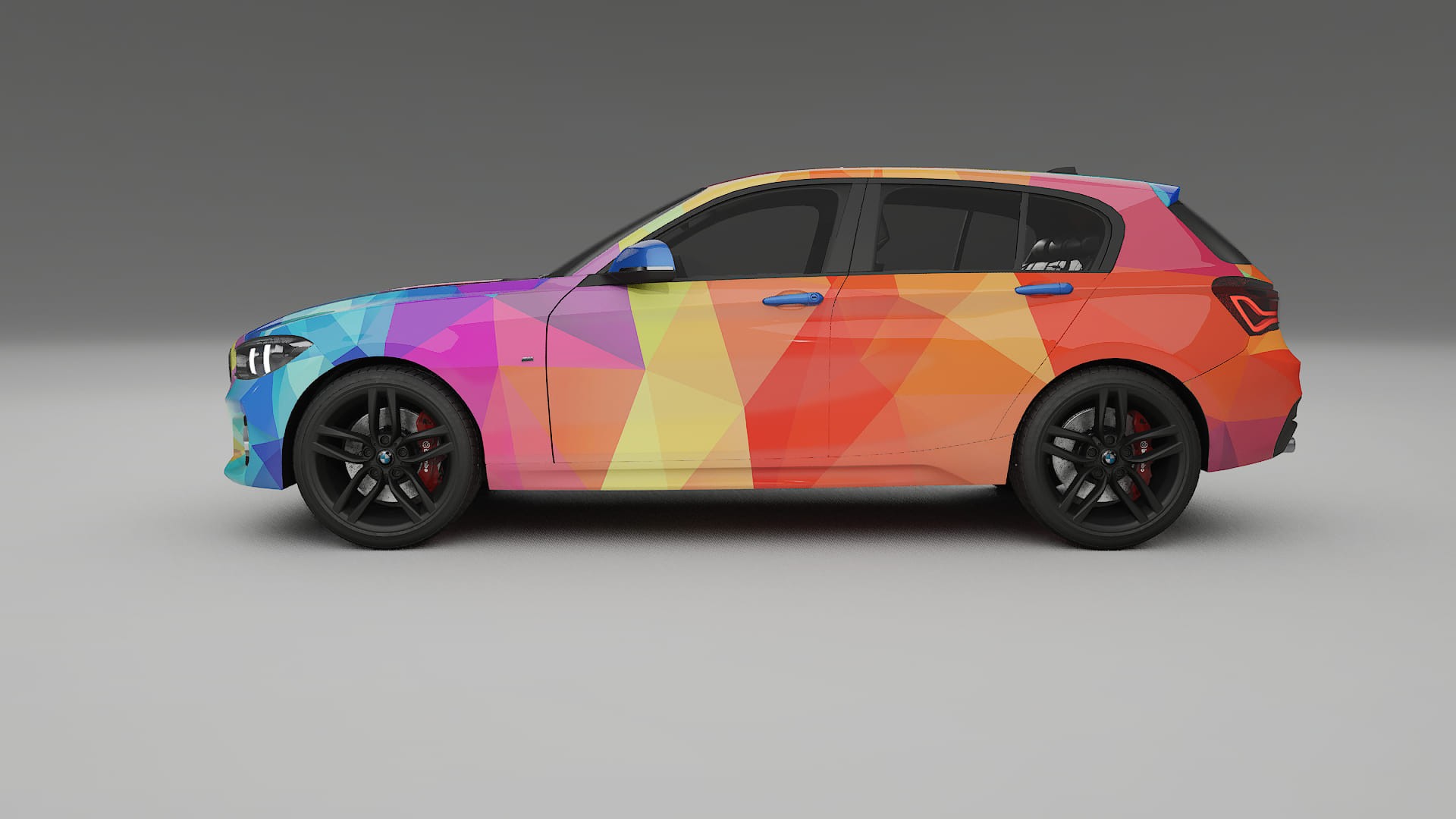BMW 1 F20 facelift LCI VECTOR VIBE Designed Wrap PPF Kit – Printable Polyurethane Film