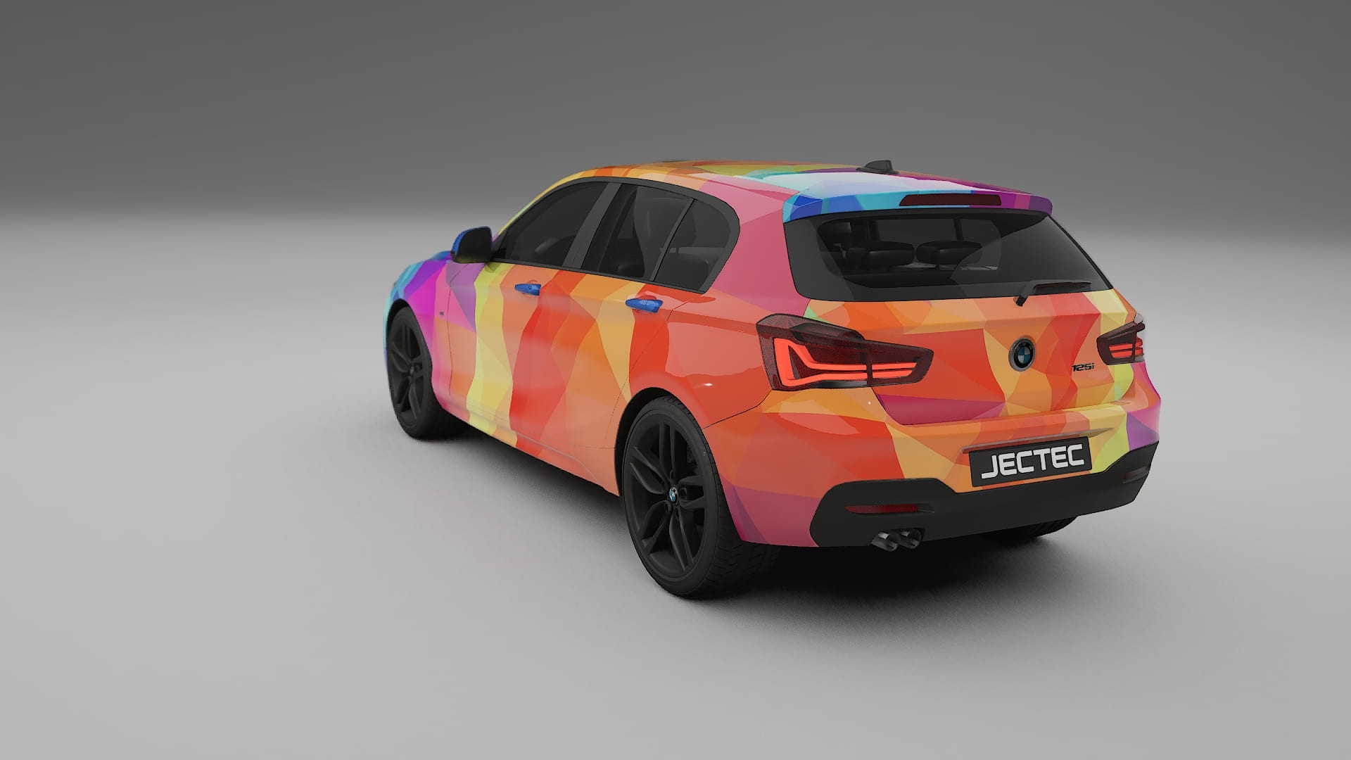 BMW 1 F20 facelift LCI VECTOR VIBE Designed Wrap PPF Kit – Printable Polyurethane Film