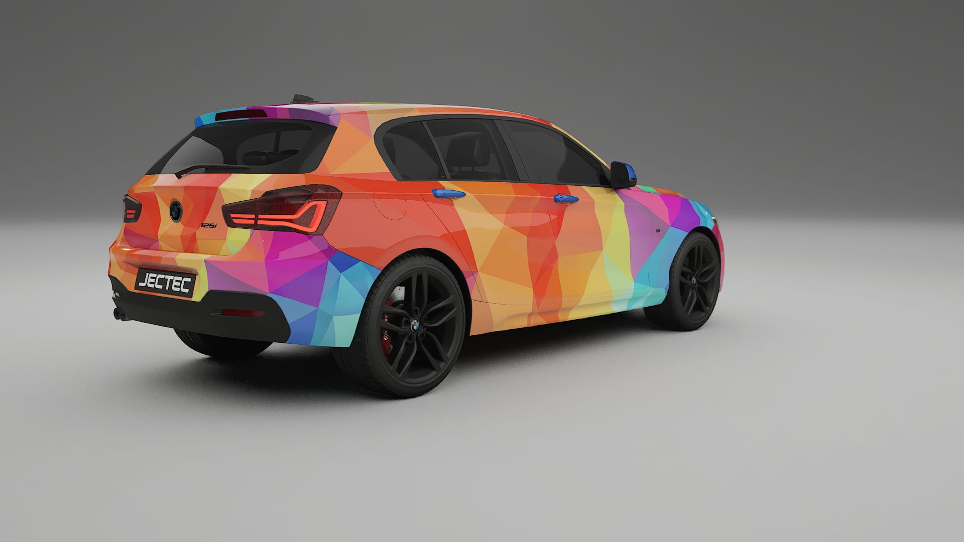 BMW 1 F20 facelift LCI VECTOR VIBE Designed Wrap PPF Kit – Printable Polyurethane Film