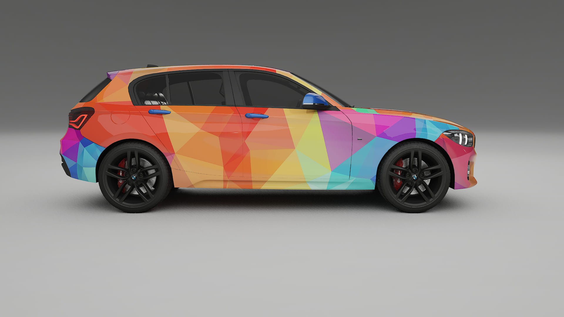 BMW 1 F20 facelift LCI VECTOR VIBE Designed Wrap PPF Kit – Printable Polyurethane Film