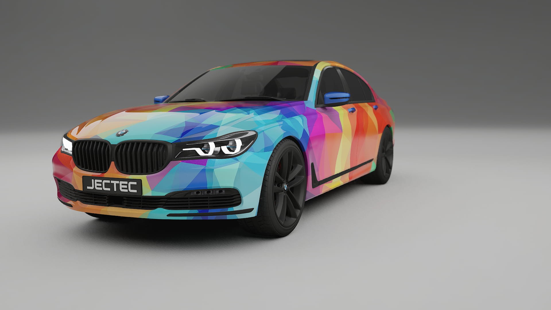 BMW 7 G11 G12 facelift LCI VECTOR VIBE Designed Wrap PPF Kit – Printable Polyurethane Film