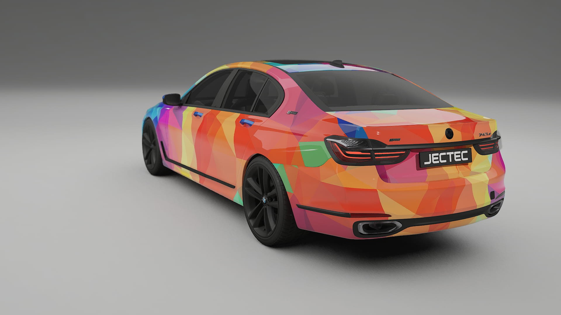 BMW 7 G11 G12 facelift LCI VECTOR VIBE Designed Wrap PPF Kit – Printable Polyurethane Film