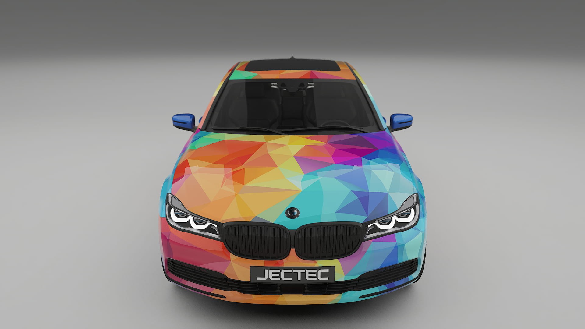 BMW 7 G11 G12 facelift LCI VECTOR VIBE Designed Wrap PPF Kit – Printable Polyurethane Film