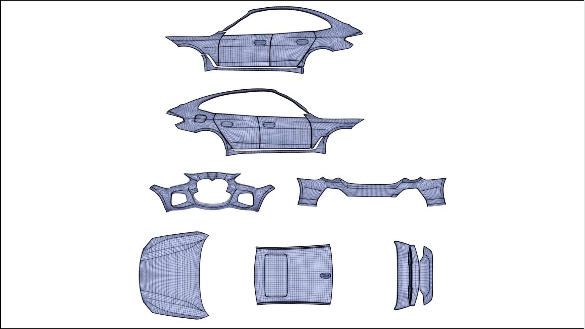 BMW I4 G26 M-Package VECTOR VIBE Designed Wrap PPF Kit – Printable Polyurethane Film 2