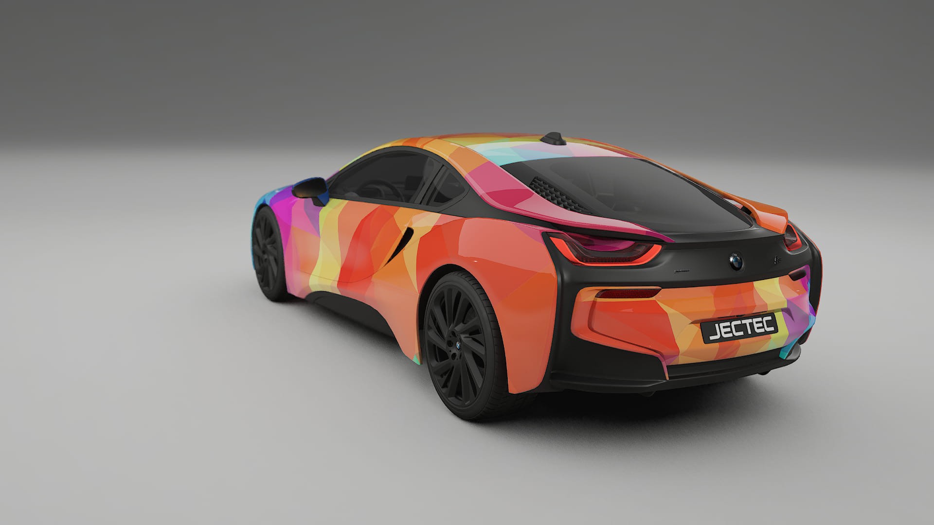 BMW I8 I12 VECTOR VIBE Designed Wrap PPF Kit – Printable Polyurethane Film