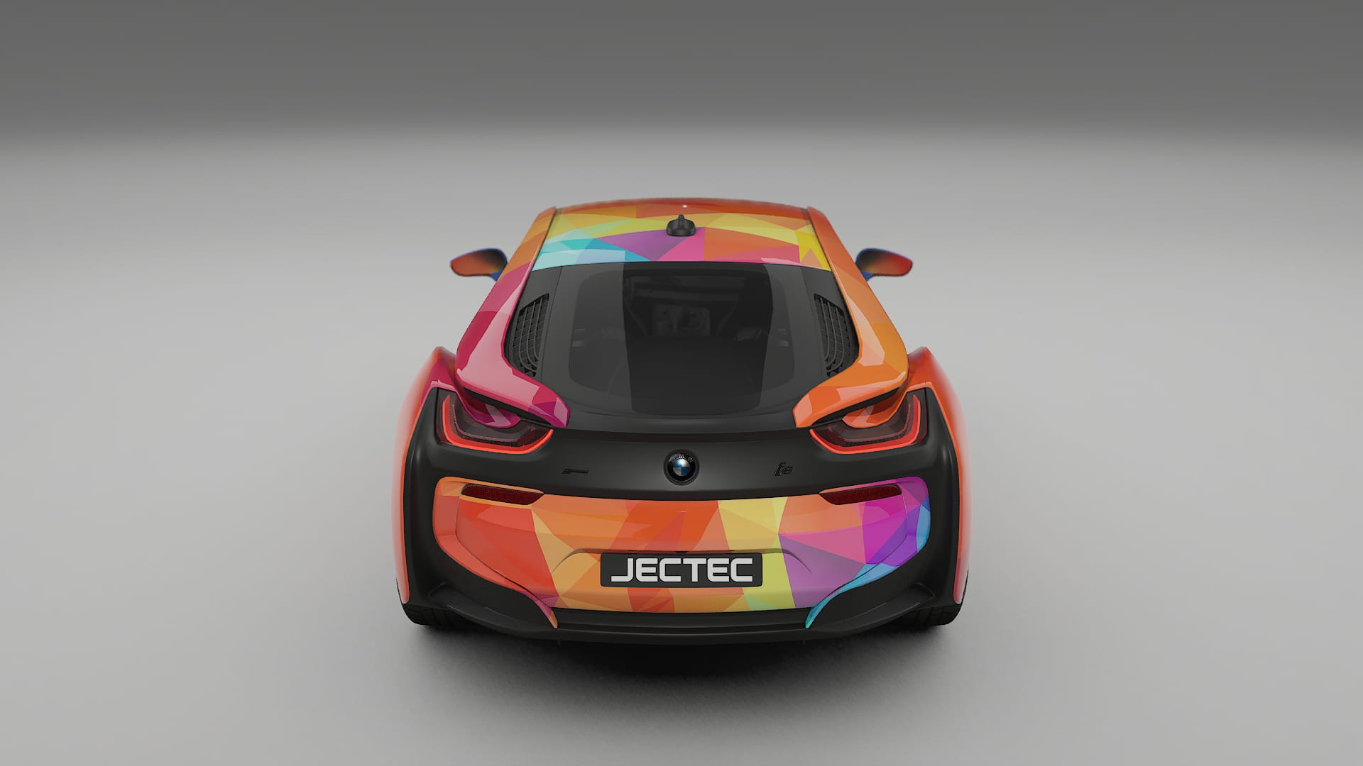 BMW I8 I12 VECTOR VIBE Designed Wrap PPF Kit – Printable Polyurethane Film