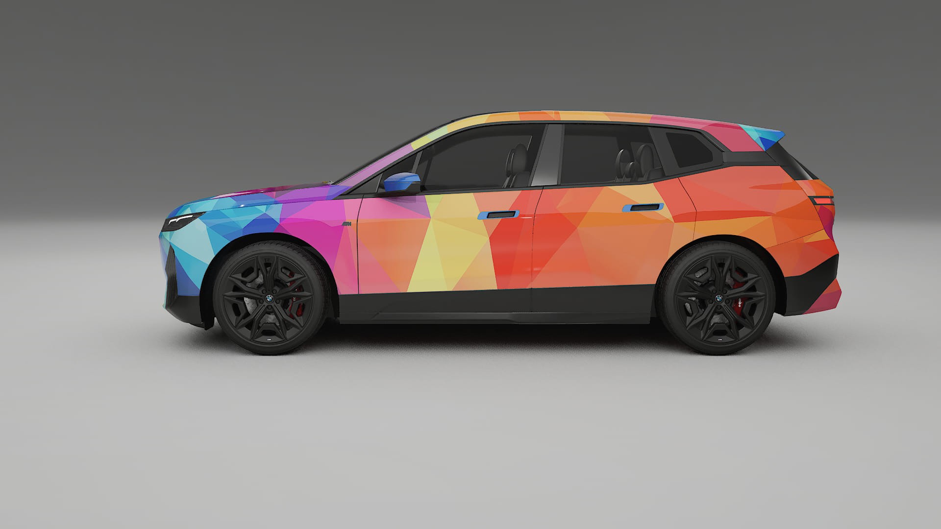 BMW iX M60 VECTOR VIBE Designed Wrap PPF Kit – Printable Polyurethane Film