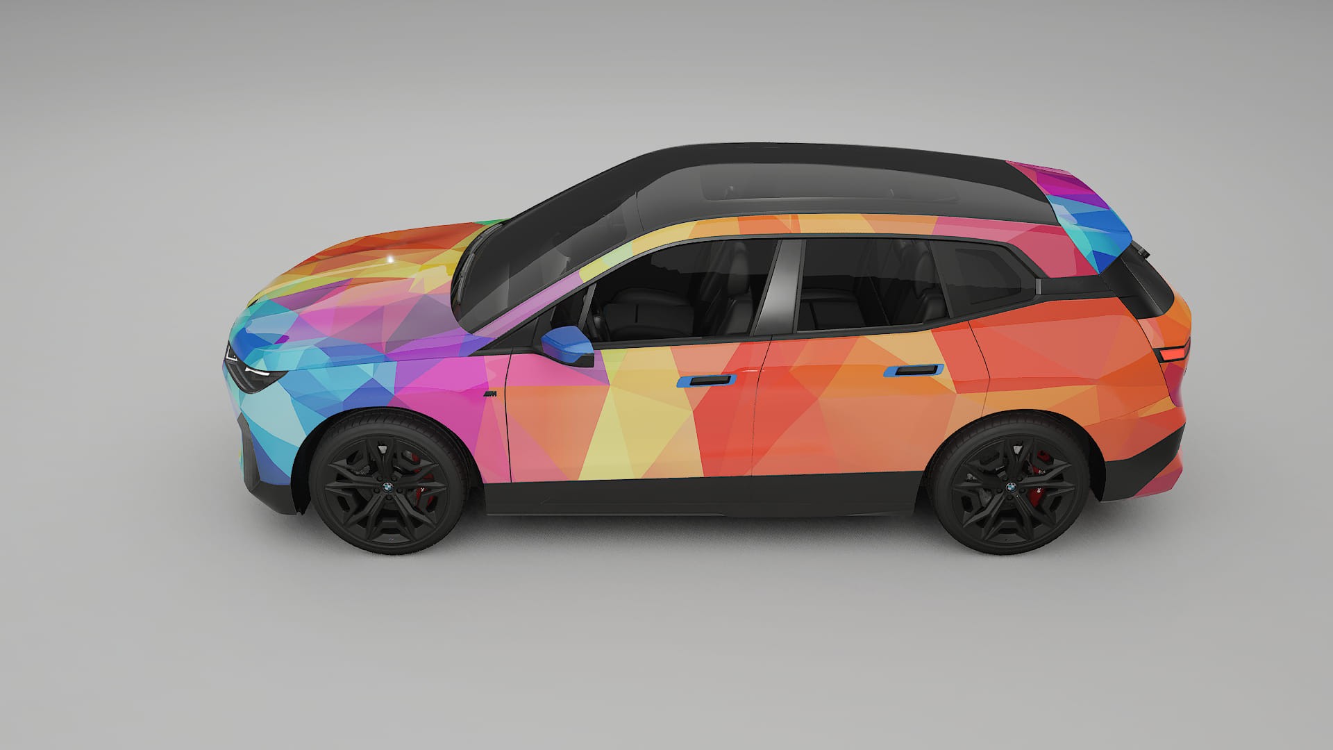BMW iX M60 VECTOR VIBE Designed Wrap PPF Kit – Printable Polyurethane Film